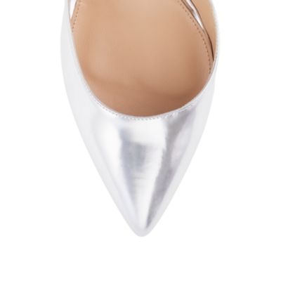 Valentina mirror metallic pumps