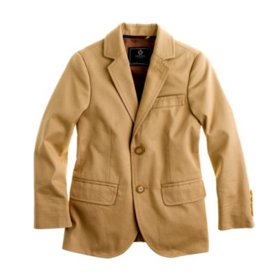 Boys' sportcoat in Italian chino