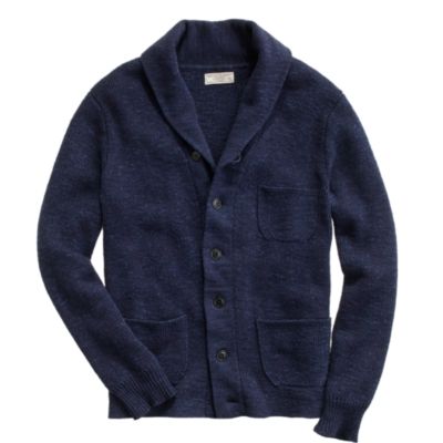Cotton three-pocket cardigan