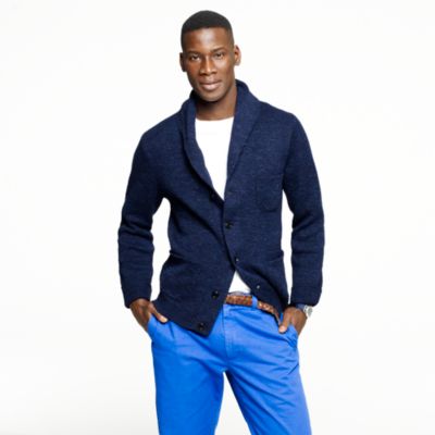 Cotton three-pocket cardigan