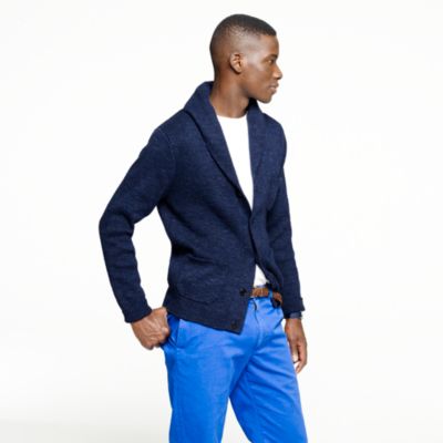 Cotton three-pocket cardigan