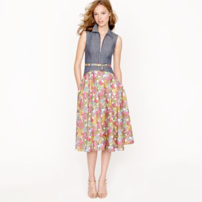 Creatures of the Wind for J.Crew sleeveless zip dress