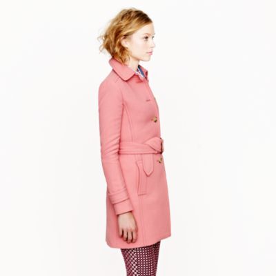 Double-cloth slim trench