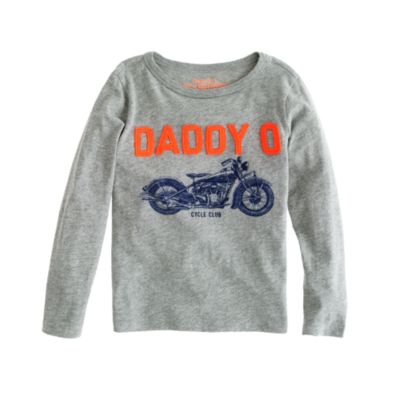 Boys' long-sleeve daddy o tee