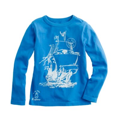 Boys' long-sleeve see the world tee