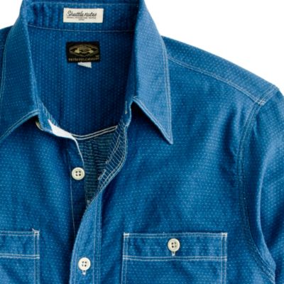 Shuttle Notes shirt in dobby stripe