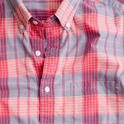 Tartan shirt in vintage barn