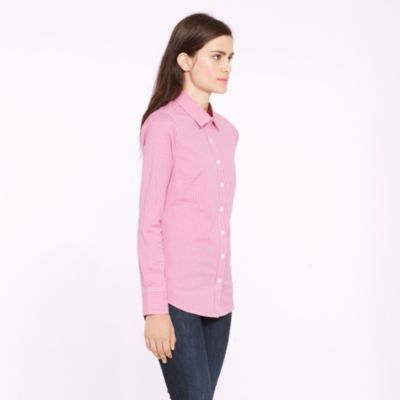 Stretch perfect shirt in mini-windowpane