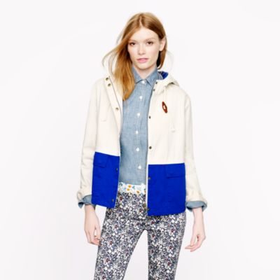 Colorblock sail jacket