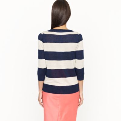 Tippi sweater in linen stripe