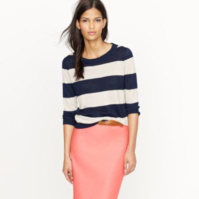 Tippi sweater in linen stripe
