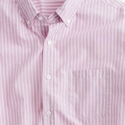 Secret Wash end-on-end shirt in pencil stripe