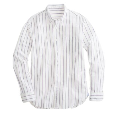 Secret Wash shirt in blue sapphire stripe