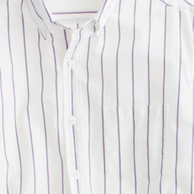 Secret Wash shirt in blue sapphire stripe