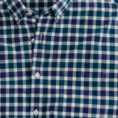 Secret Wash shirt in vintage jade check