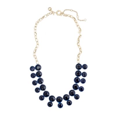 Double crystal brul&eacute;e necklace