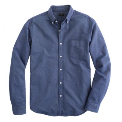 Slim Vintage oxford shirt in Tonal cotton