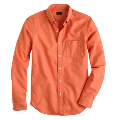 Slim Vintage oxford shirt in Tonal cotton