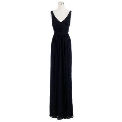 Heidi Long Dress in silk chiffon