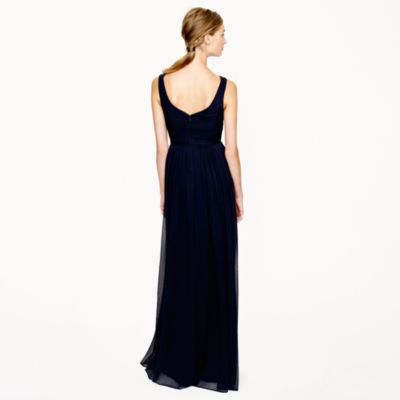 Heidi Long Dress in silk chiffon