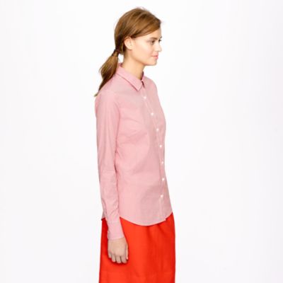 Stretch perfect shirt in mini-gingham