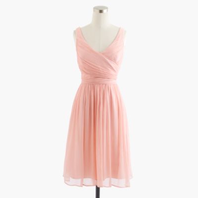 Petite Heidi dress in silk chiffon