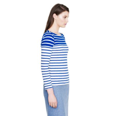 Painter boatneck tee in stripe