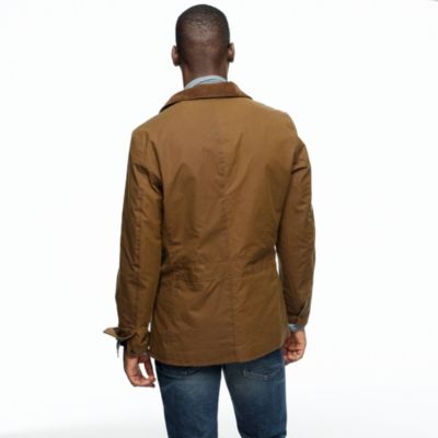 Oilcloth worker jacket