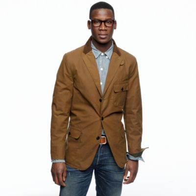 Oilcloth worker jacket