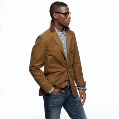 Oilcloth worker jacket