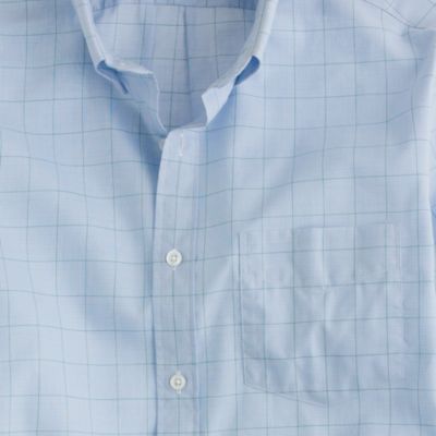 Thomas Mason&reg; for J.Crew slim shirt in green point windowpane check