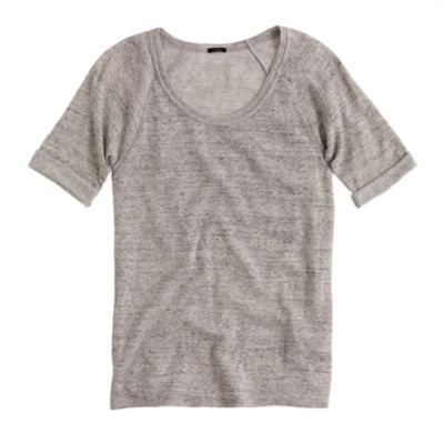Fleece elbow-sleeve sweatshirt