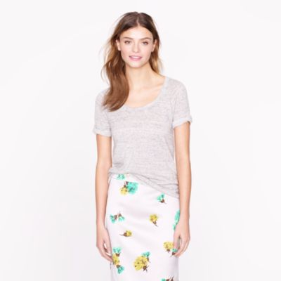 Fleece elbow-sleeve sweatshirt