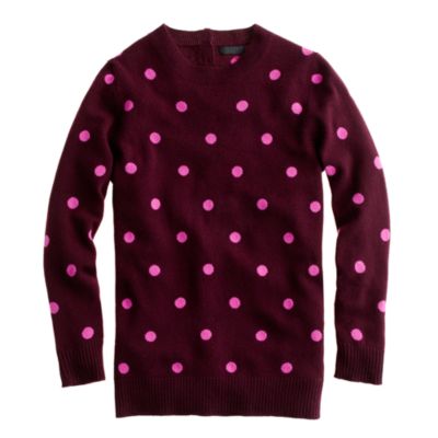 Collection cashmere polka-dot sweater
