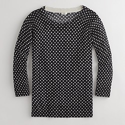 Factory Charley sweater in polka-dot