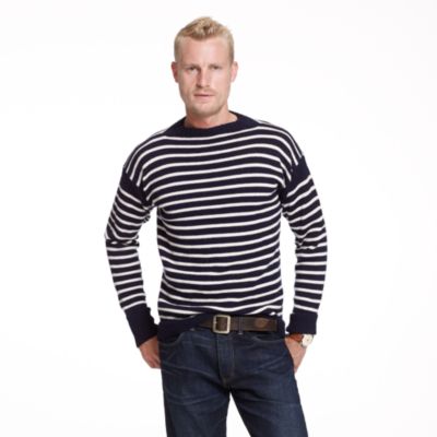 Wallace & Barnes striped Guernsey sweater