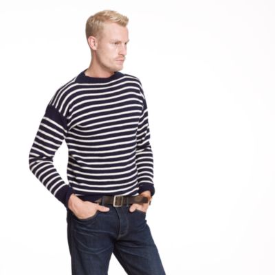 Wallace & Barnes striped Guernsey sweater