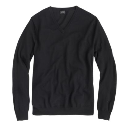 Tall merino V-neck sweater