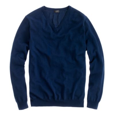 Tall merino V-neck sweater