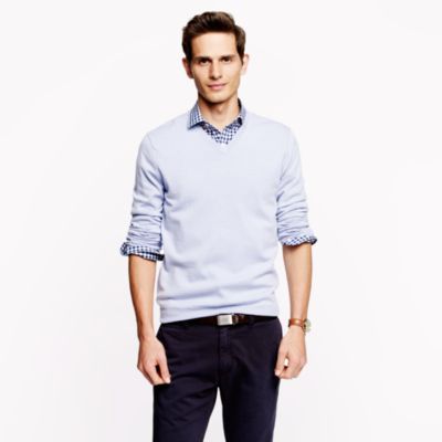 Tall merino V-neck sweater