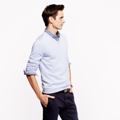 Tall merino V-neck sweater