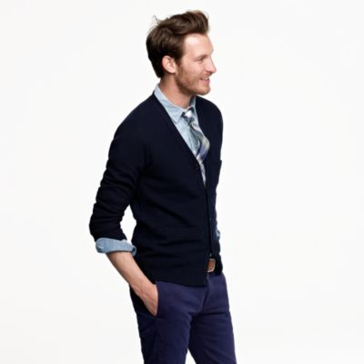 Cotton pocket cardigan