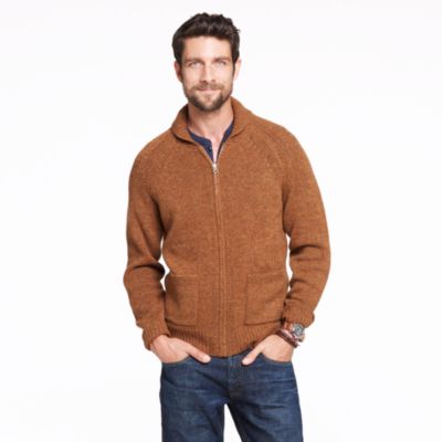 Wallace & Barnes Shetland wool cardigan