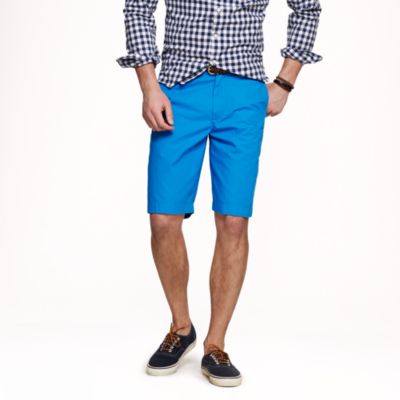 11" club short in lightweight chino