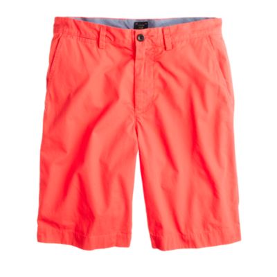 11" club short in lightweight chino