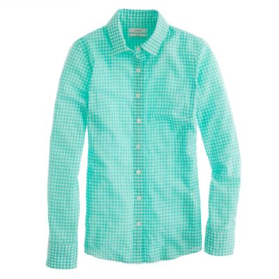 Perfect shirt in suckered gingham