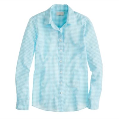 Perfect shirt in suckered gingham