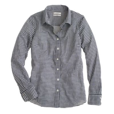 Perfect shirt in suckered gingham