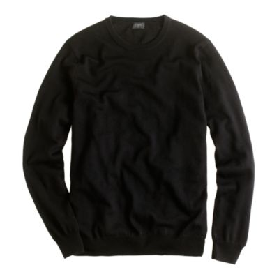 Tall merino crewneck sweater