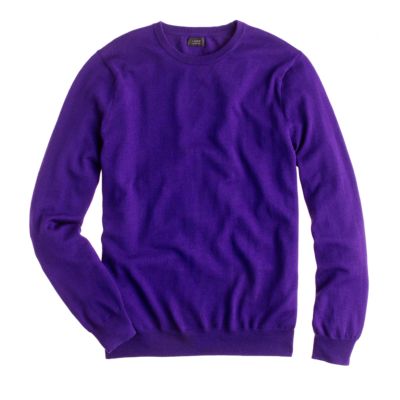 Tall merino crewneck sweater